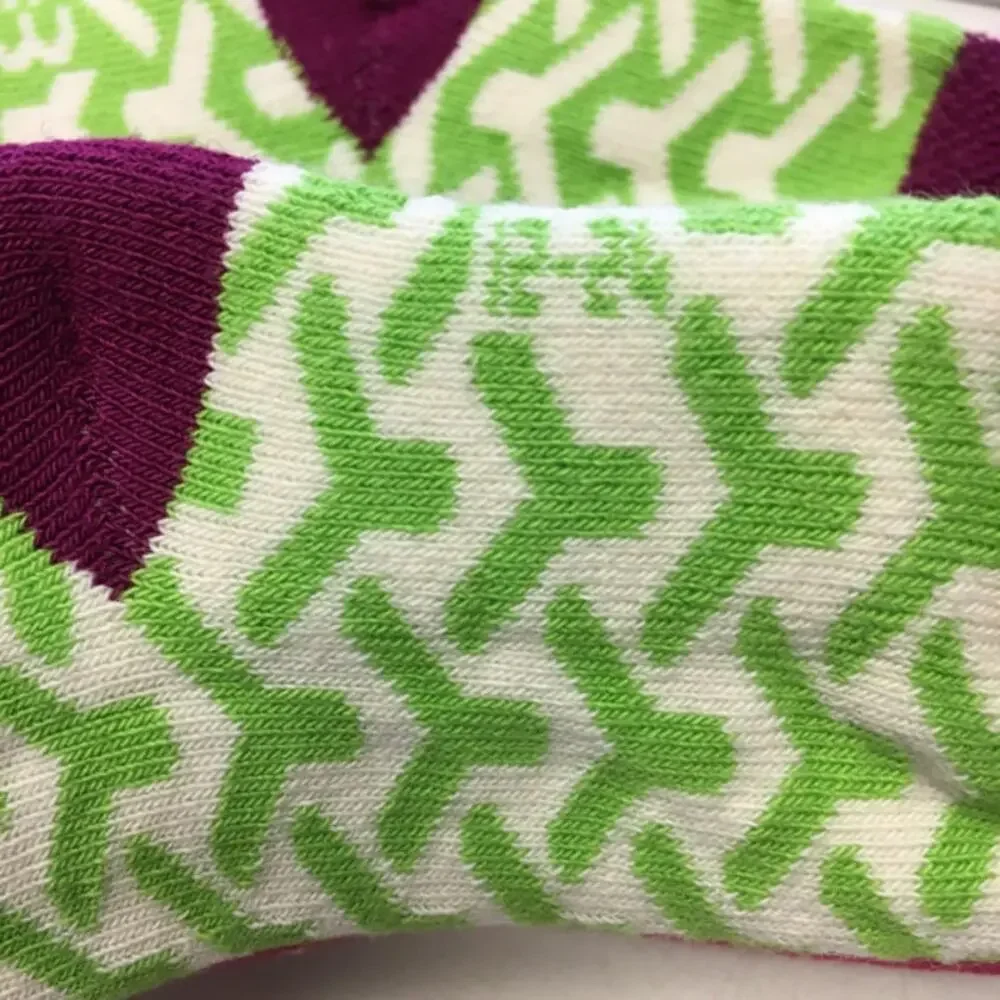 NWOT 12-24 mo Mix & Match Socks Pink Green Gray‎ Set of 7